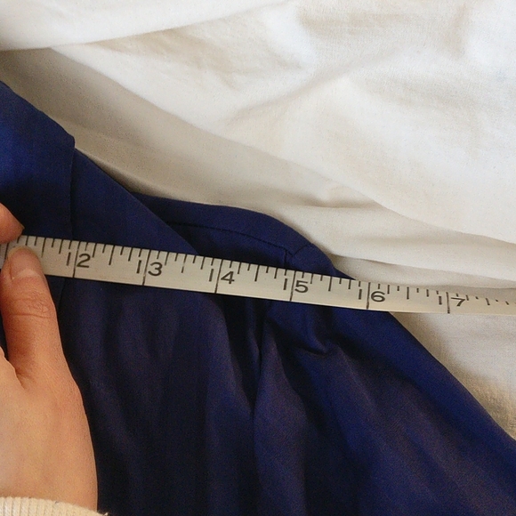 Zara navy duster/trench dress EUC - Picture 13 of 16